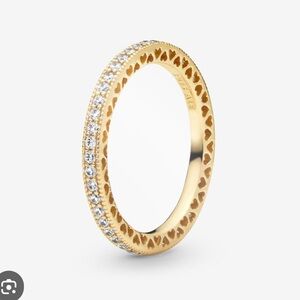 PANDORA heart cut out ring
